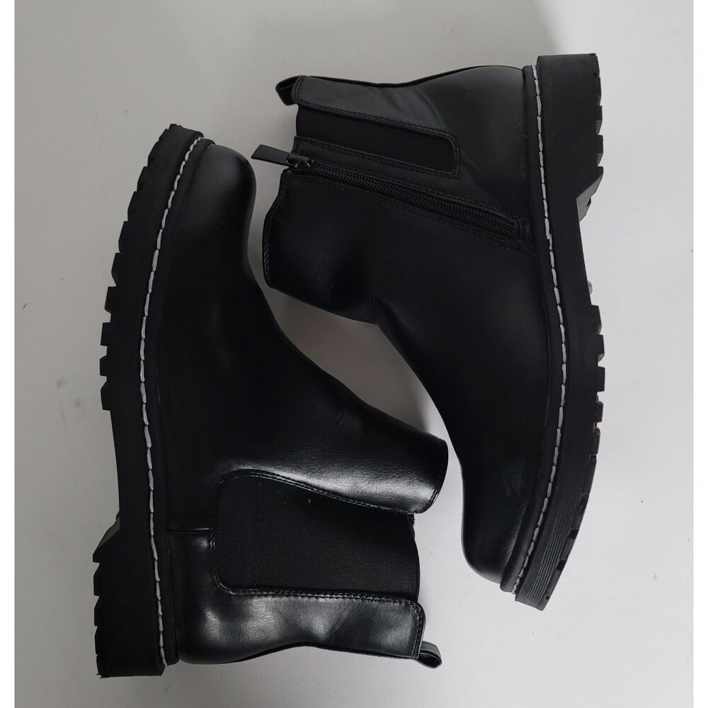 Torrid Black Faux Leather Chelsea Bootie (WW). Size 8WW - Picture 6 of 11